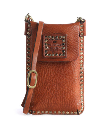 Campomaggi Borsetta porta cellulare cognac