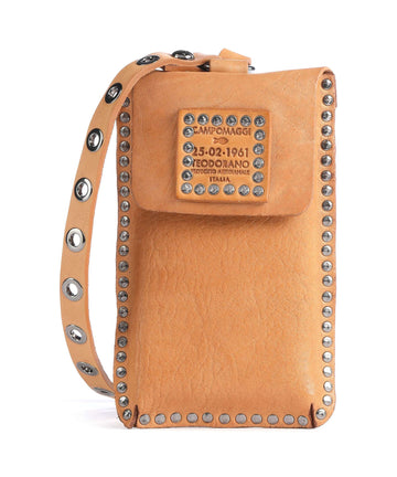 Campomaggi Borsetta porta cellulare cammello