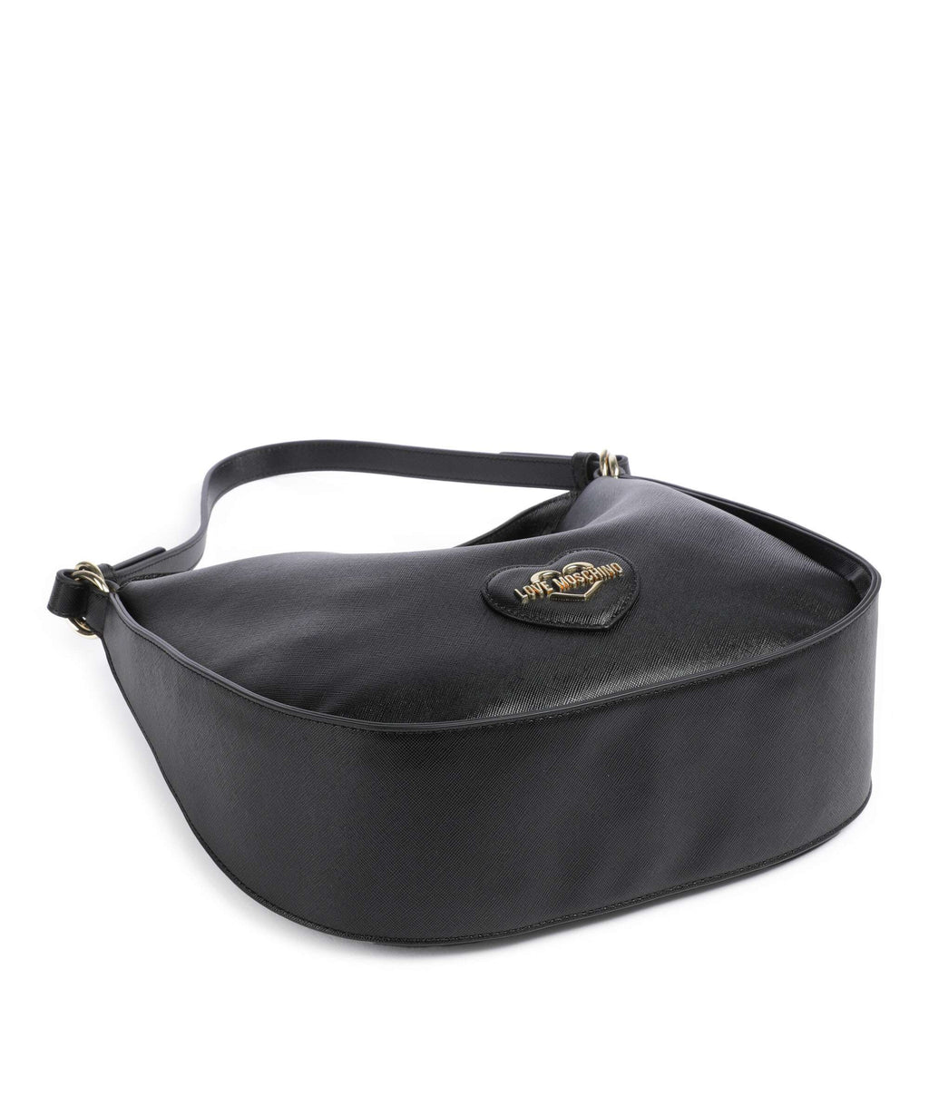 Love Moschino Sweet Heart Hobo bag nero