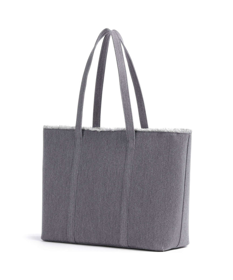 Love Moschino Denim Icon Tote bag light blue