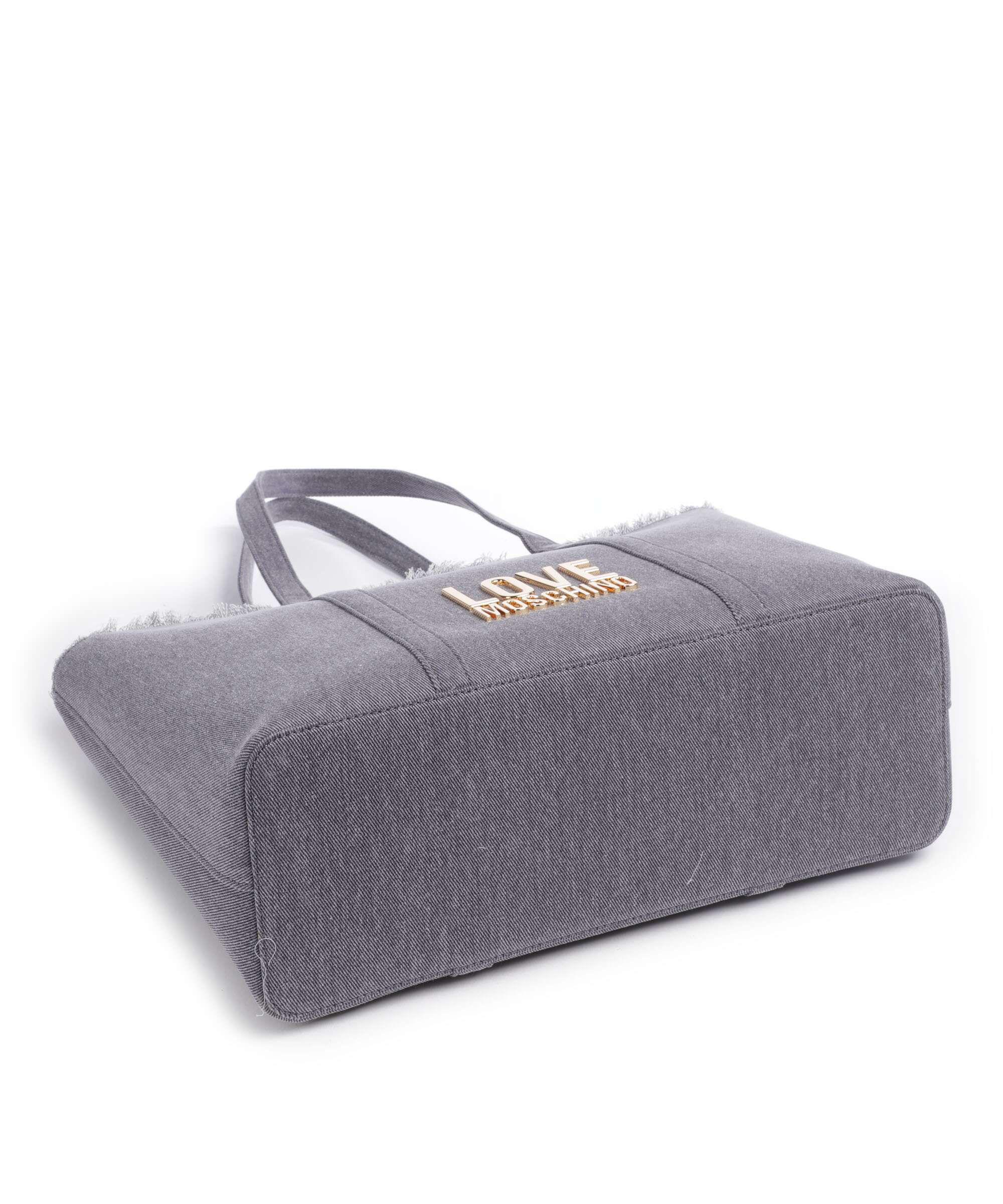 Love Moschino Denim Icon Tote bag light blue