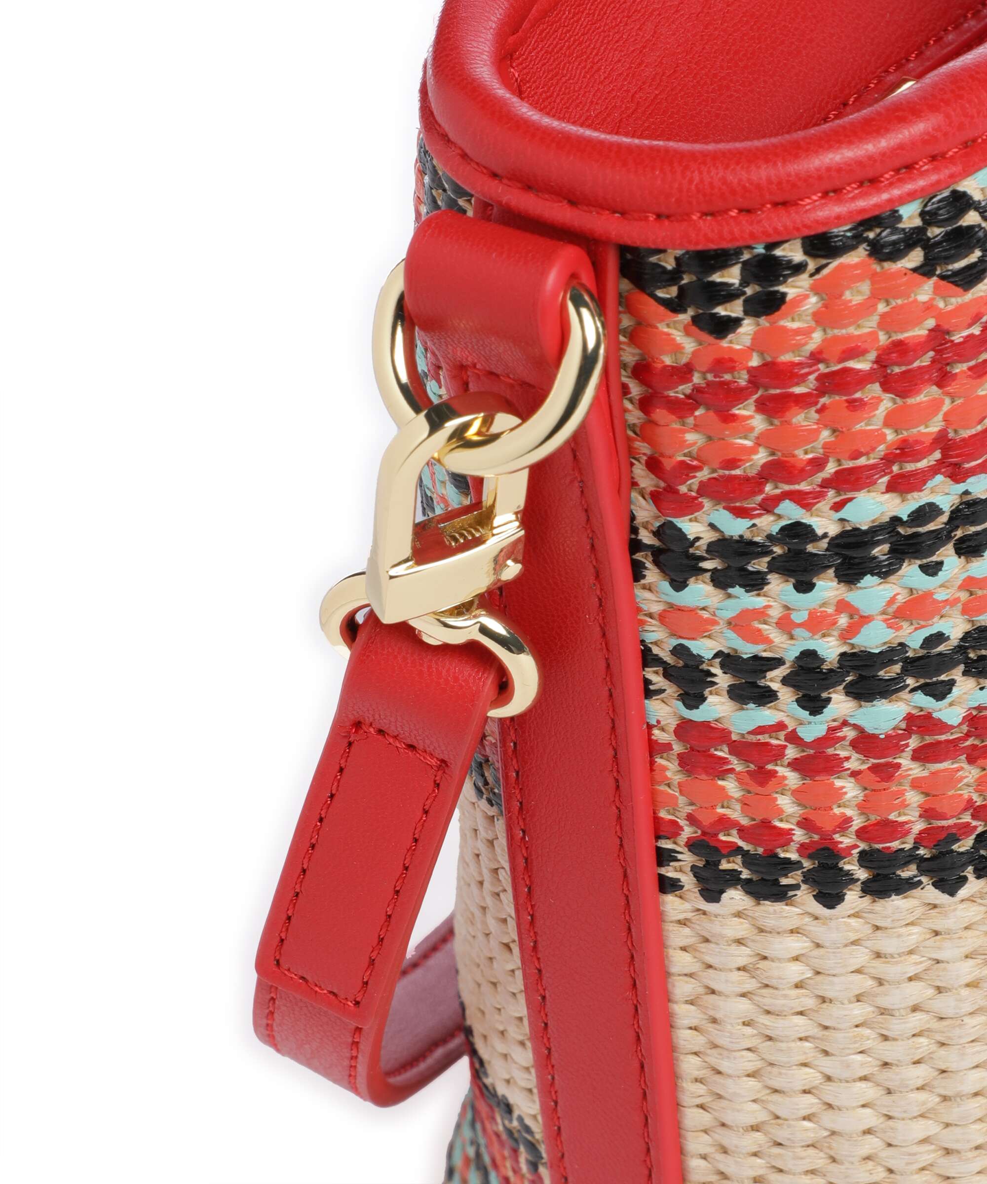Love Moschino Sunset Stripes Handbag multicolour/red
