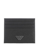 Emporio Armani Business Regenerated Porta carte di credito black