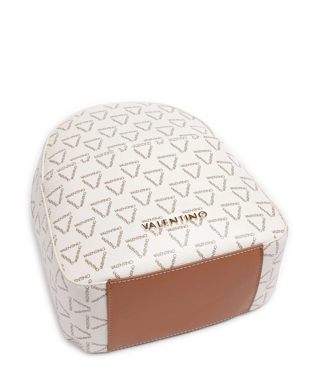 Valentino Bags Lady Re Backpack bianco/cuoio