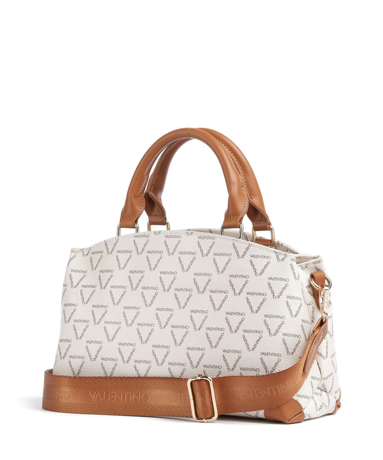 Valentino Bags Lady Re Handbag bianco/cuoio