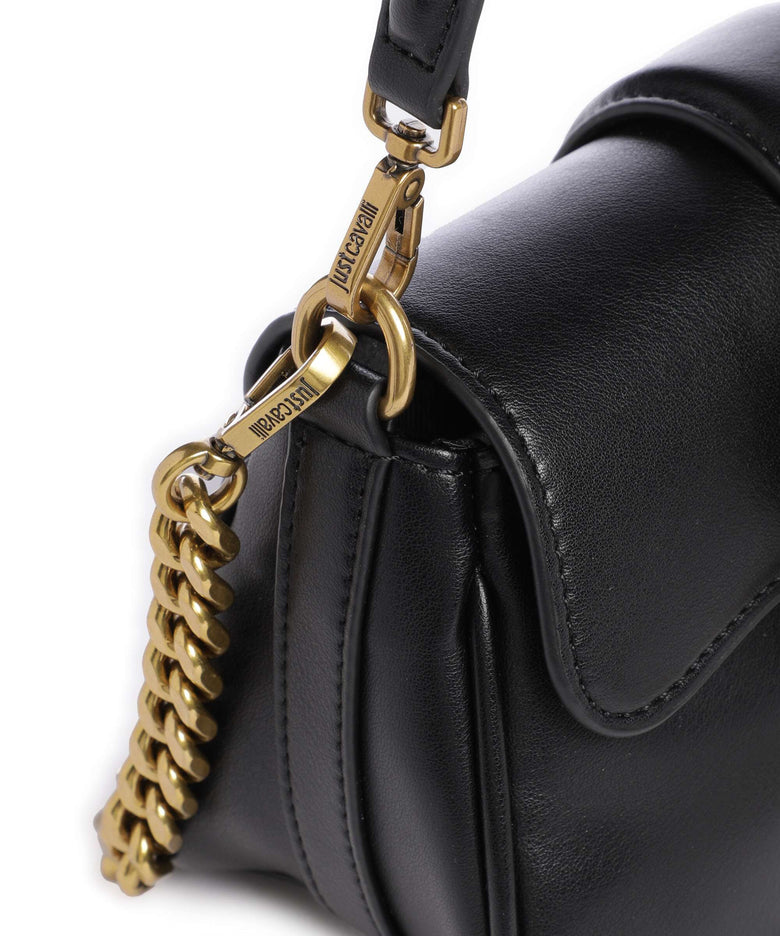 Just Cavalli Iconic Snakes Crossbody bag black