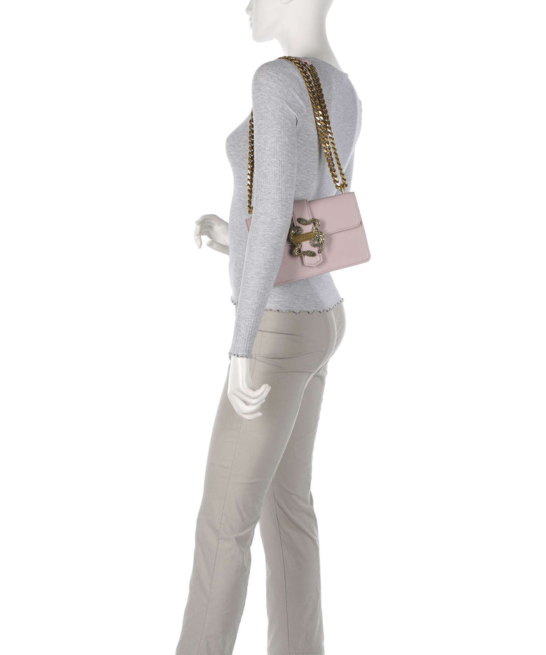 Just Cavalli Iconic Snakes Shoulder bag mauve