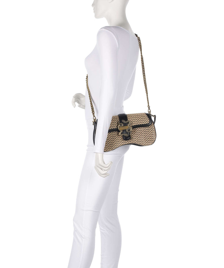 Just Cavalli Iconic Snakes Shoulder bag natural/black