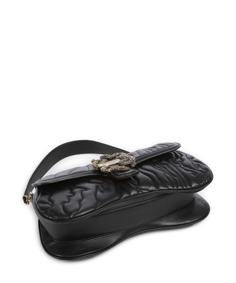 Just Cavalli Iconic Snakes Shoulder bag black