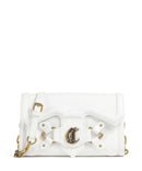 Just Cavalli Crossed Laces Borsa a tracolla white