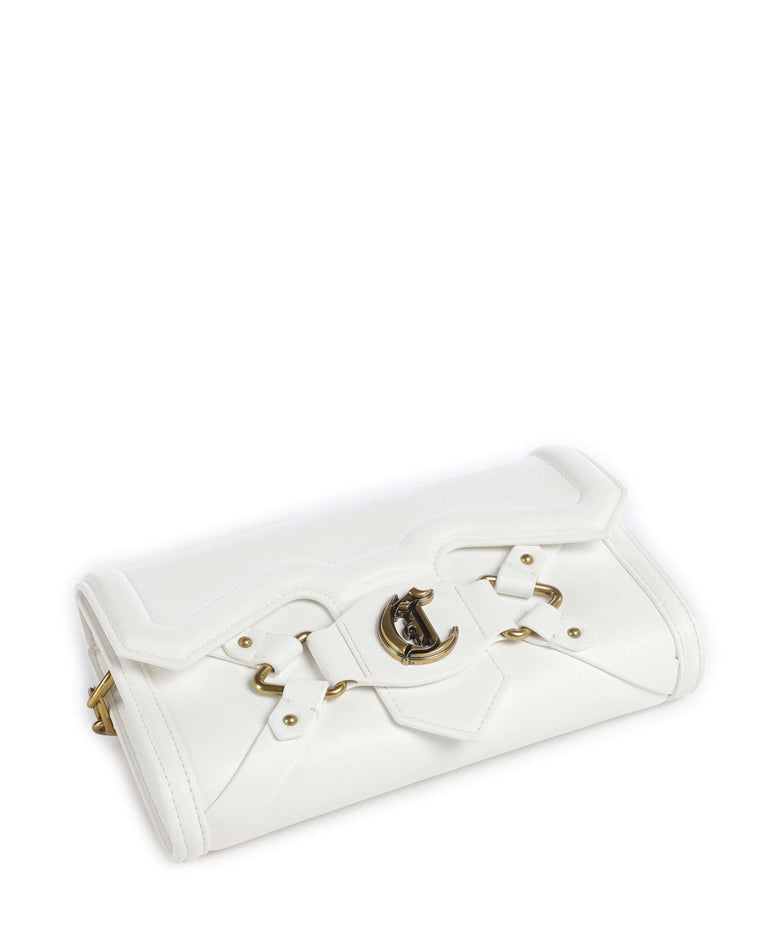 Just Cavalli Crossed Laces Crossbody bag white