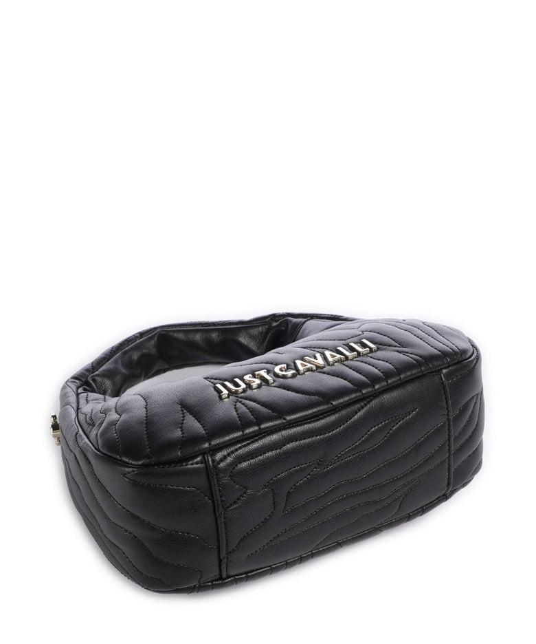 Just Cavalli Quilted Zebra Handbag black
