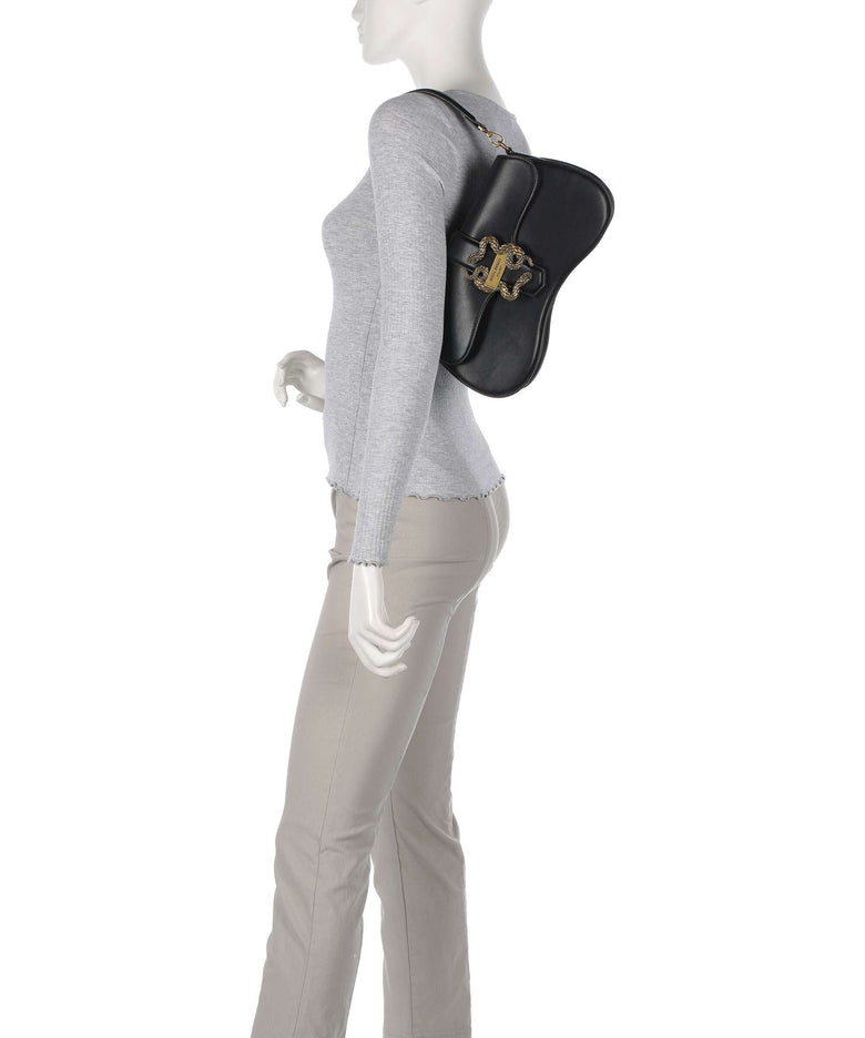 Just Cavalli Iconic Snakes Shoulder bag black