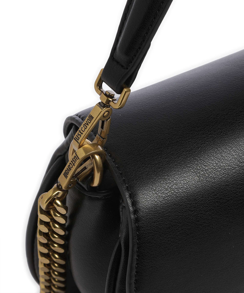Just Cavalli Iconic Snakes Shoulder bag black