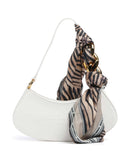 Just Cavalli Chain Foulard Borsa a spalla white