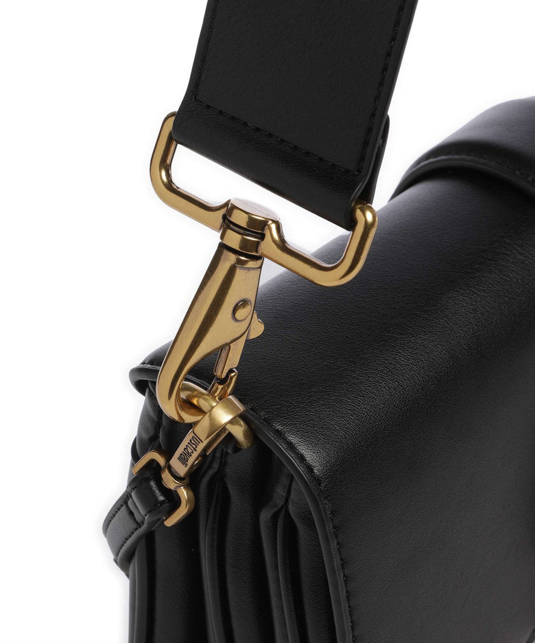 Just Cavalli Iconic Snakes Shoulder bag black