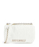 Just Cavalli Quilted Zebra Borsa a spalla white