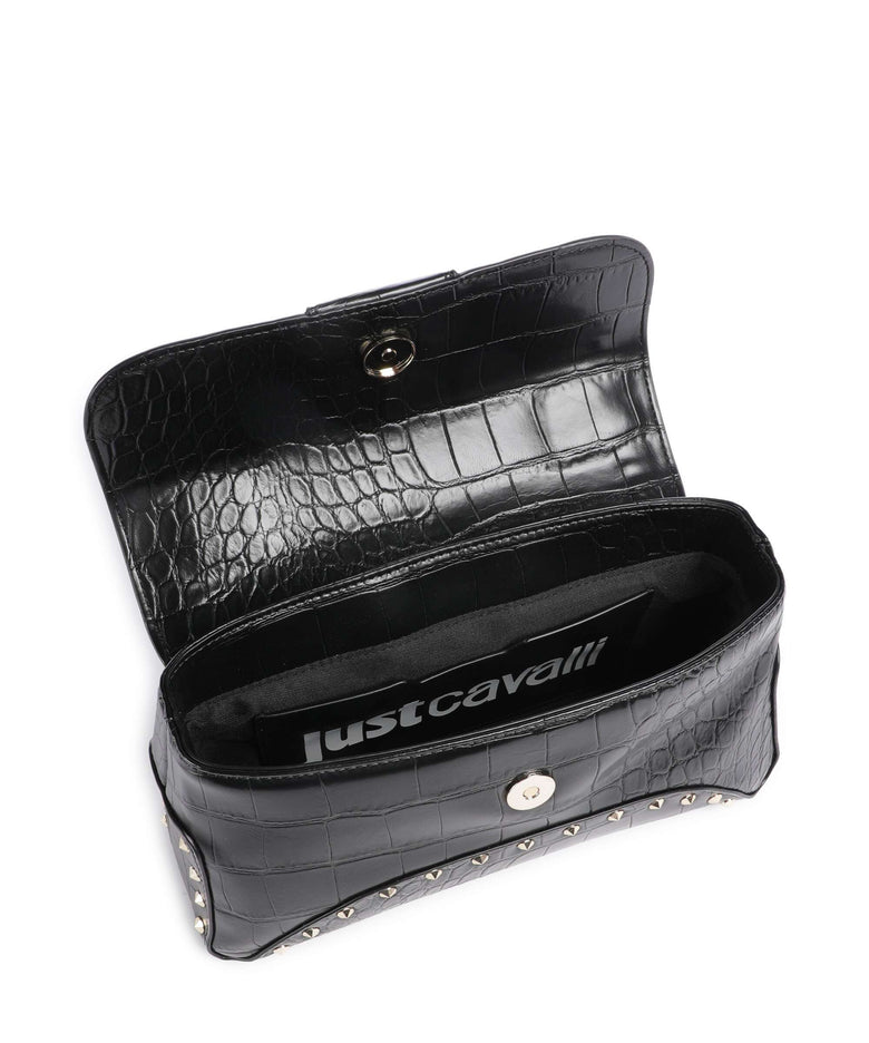 Just Cavalli Studs Shoulder bag black