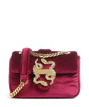 Just Cavalli Iconic Snakes Puffy Shoulder bag dark purple