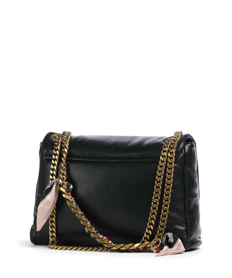 Just Cavalli Puffy Foulard Shoulder bag black