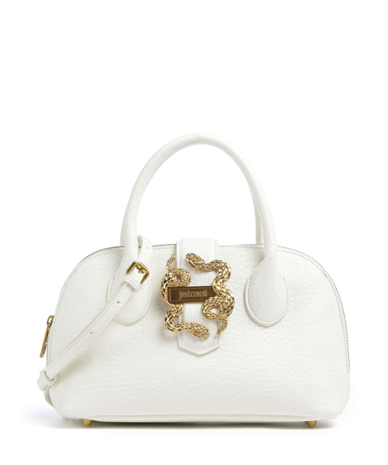 Just Cavalli Iconic Snakes Braided Handbag pristine