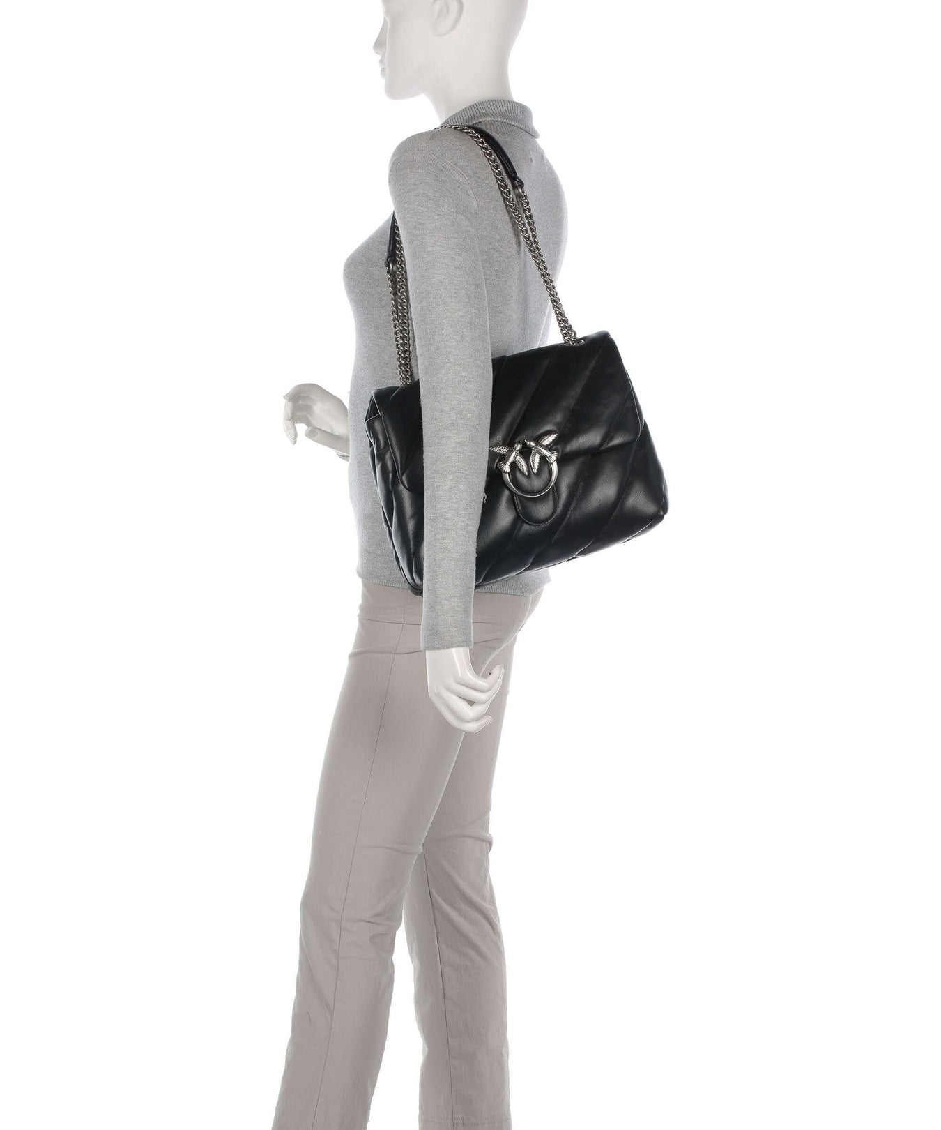 Pinko Love Puff Big Shoulder bag nero