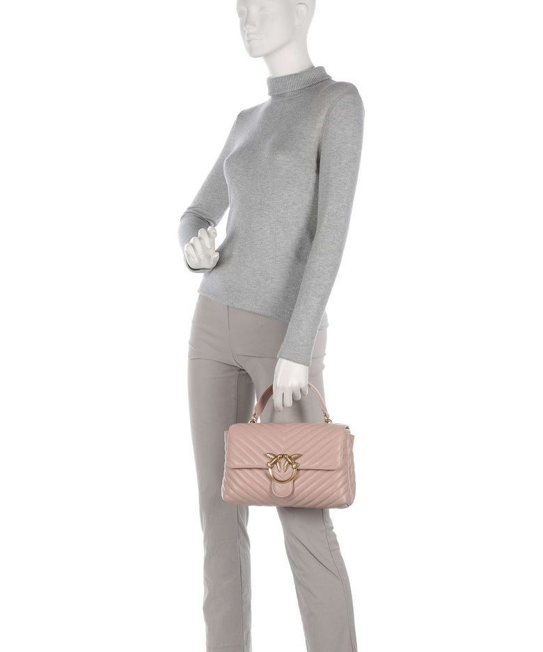 Pinko Love Lady Puff Classic Handbag cipria