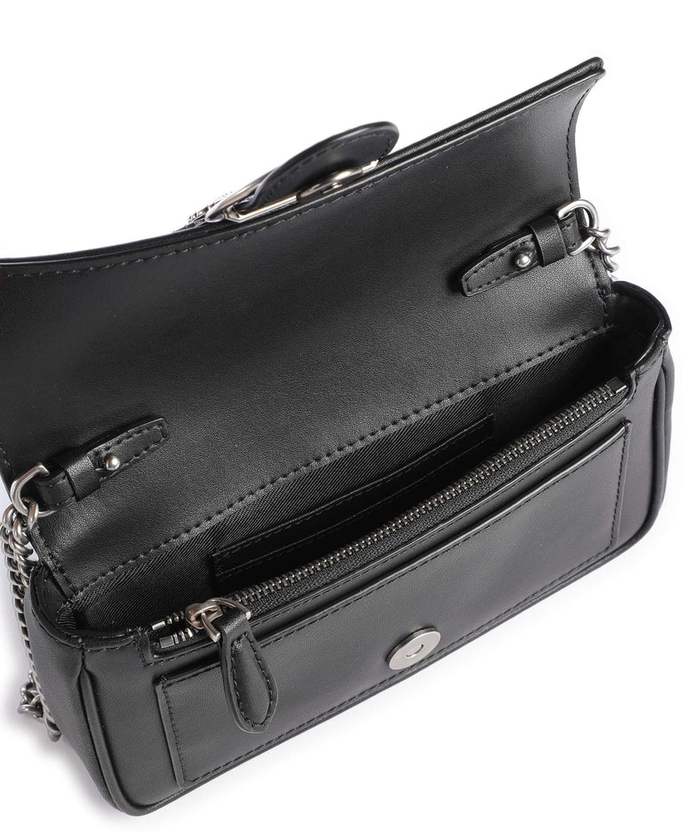 Pinko Love One Pocket Crossbody bag nero/old silver