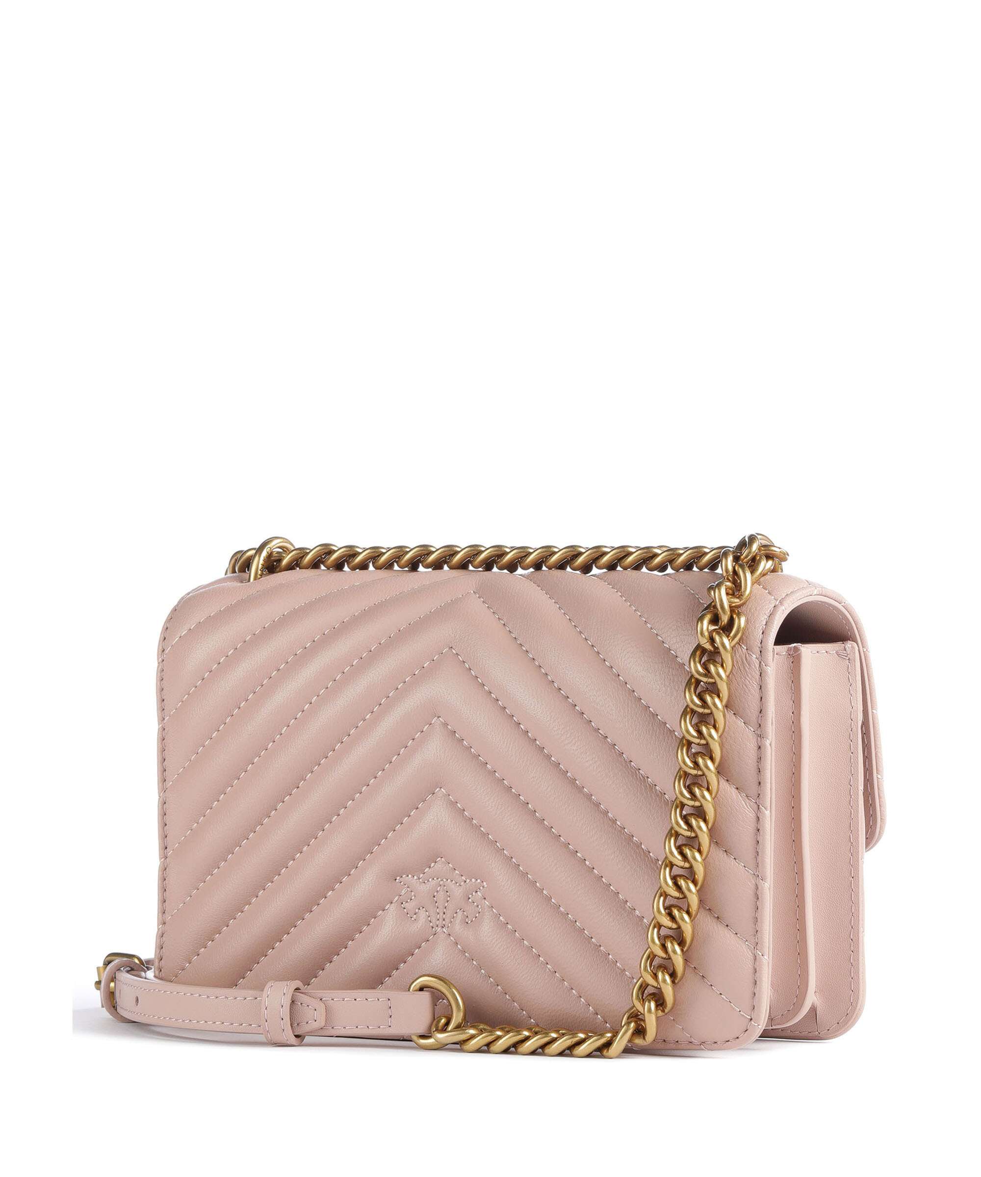Pinko Love One Mini Shoulder bag cipria/antique gold