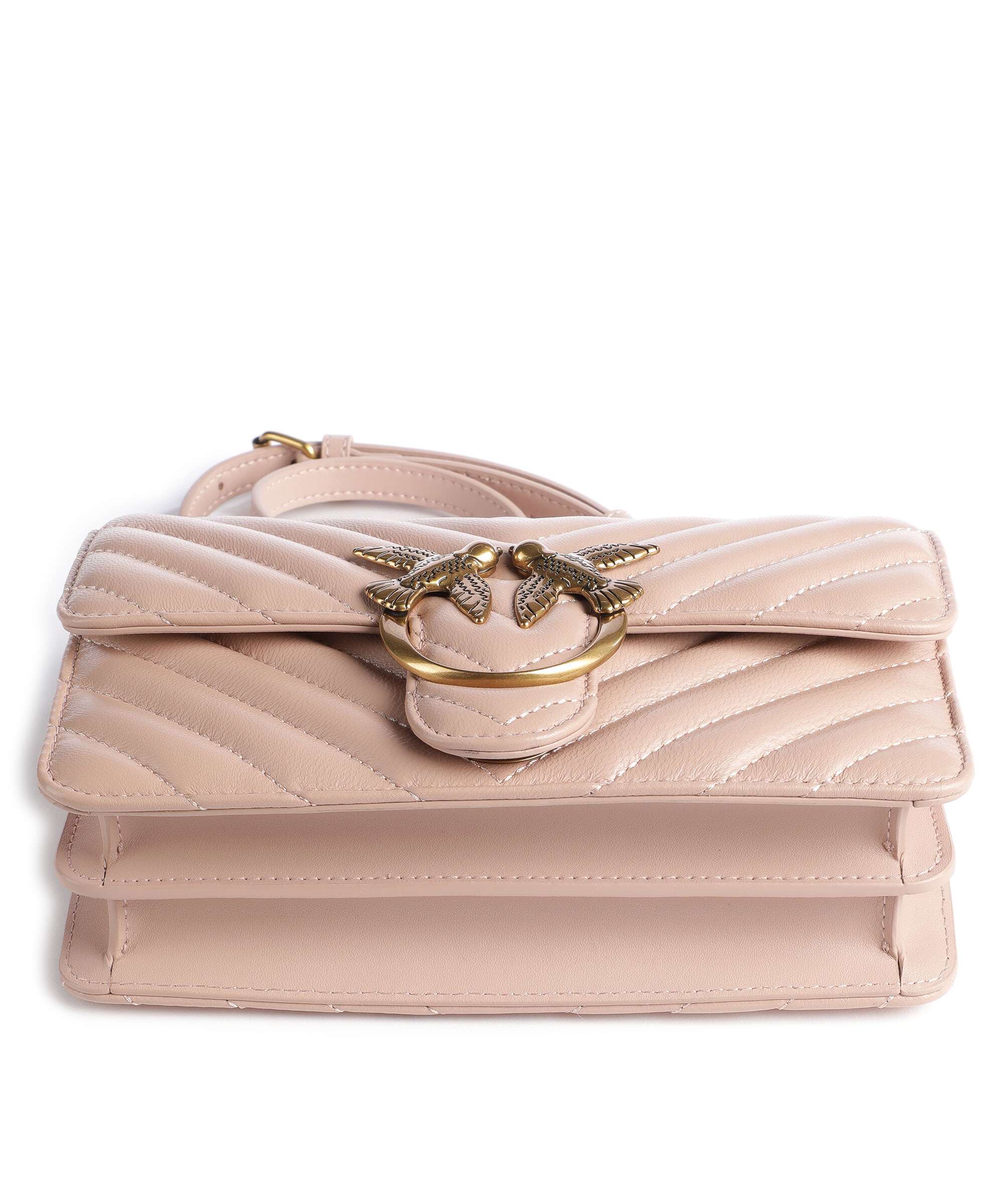Pinko Love One Mini Shoulder bag cipria/antique gold