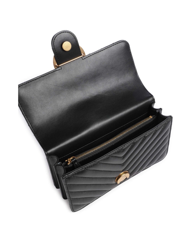 Pinko Love One Mini Shoulder bag nero/antique gold