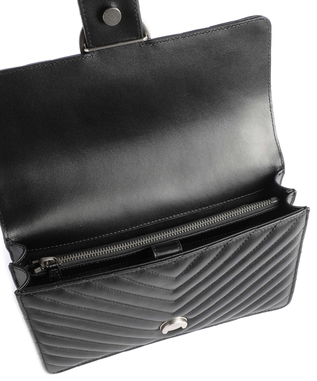 Pinko Love One Classic Shoulder bag nero/old silver