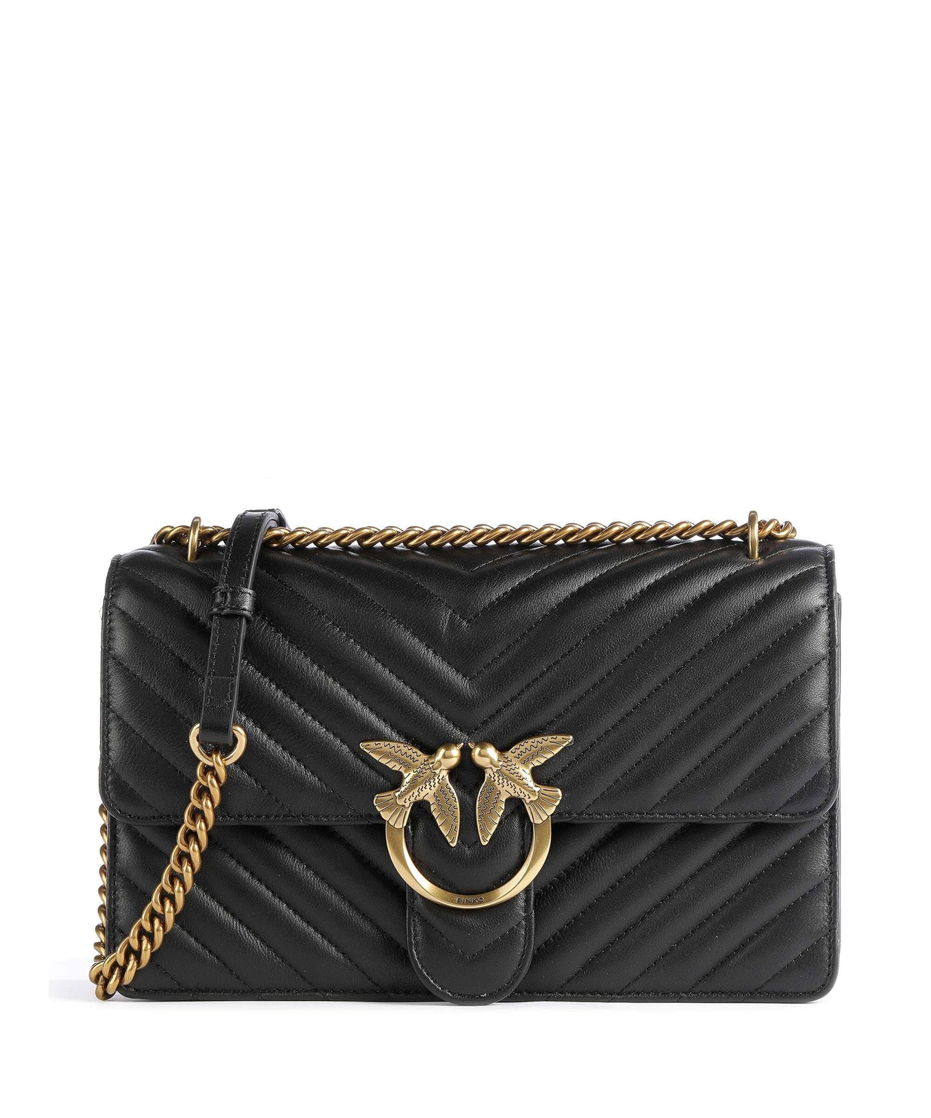 Pinko Love One Classic Shoulder bag nero/antique gold