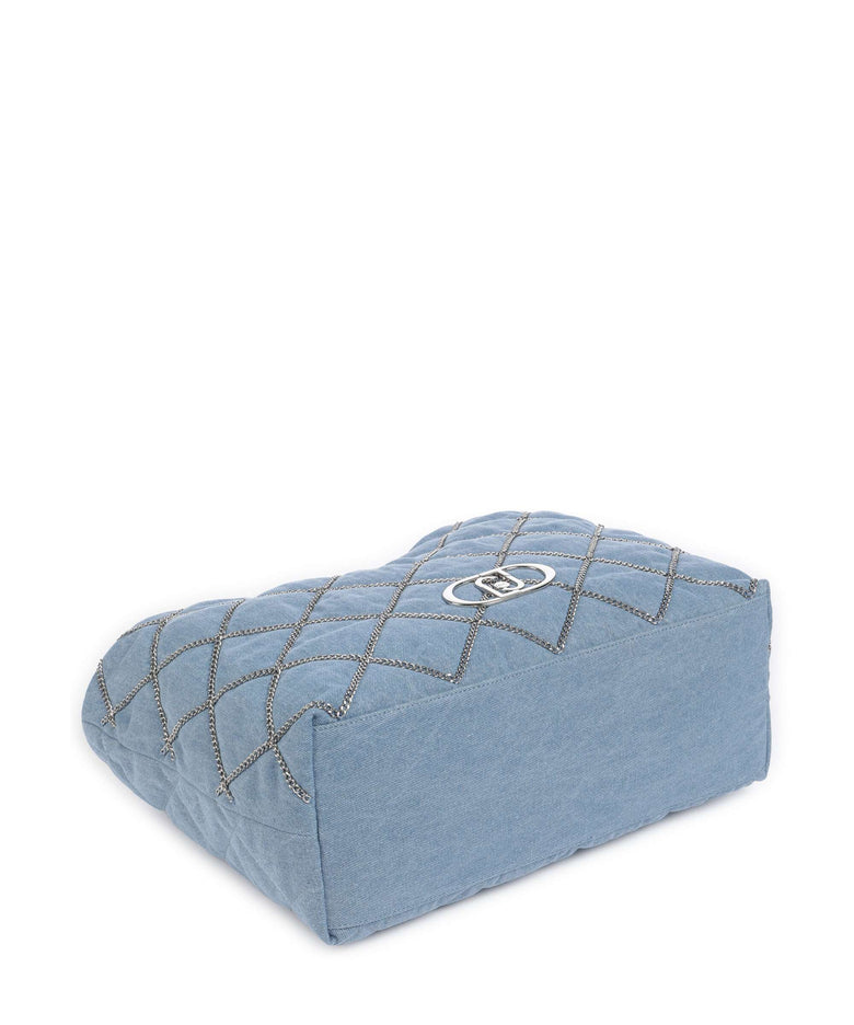Liu Jo Lapuffy Tote bag light denim                   