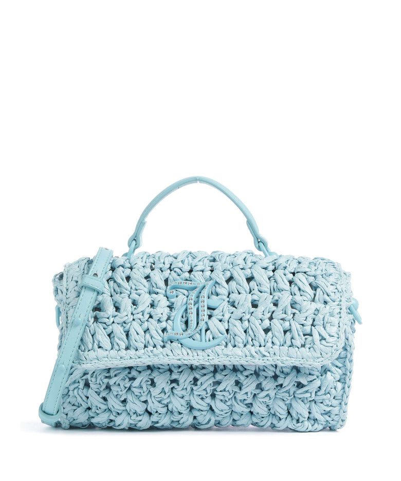 Juicy Couture Jodie Straw Crossbody bag turquoise