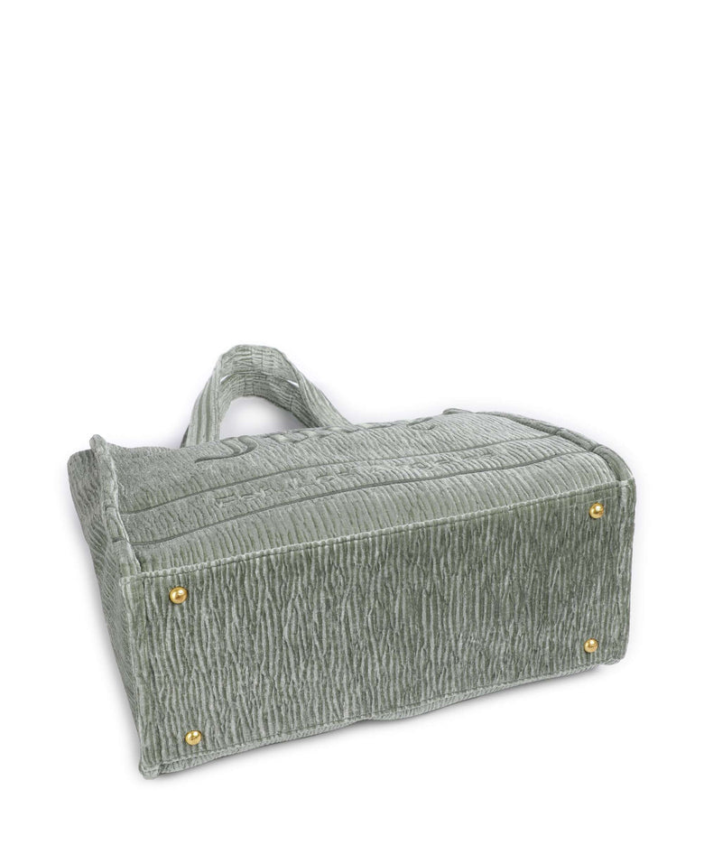 Juicy Couture Iris Crinkled Velvet L Tote bag chinois green
