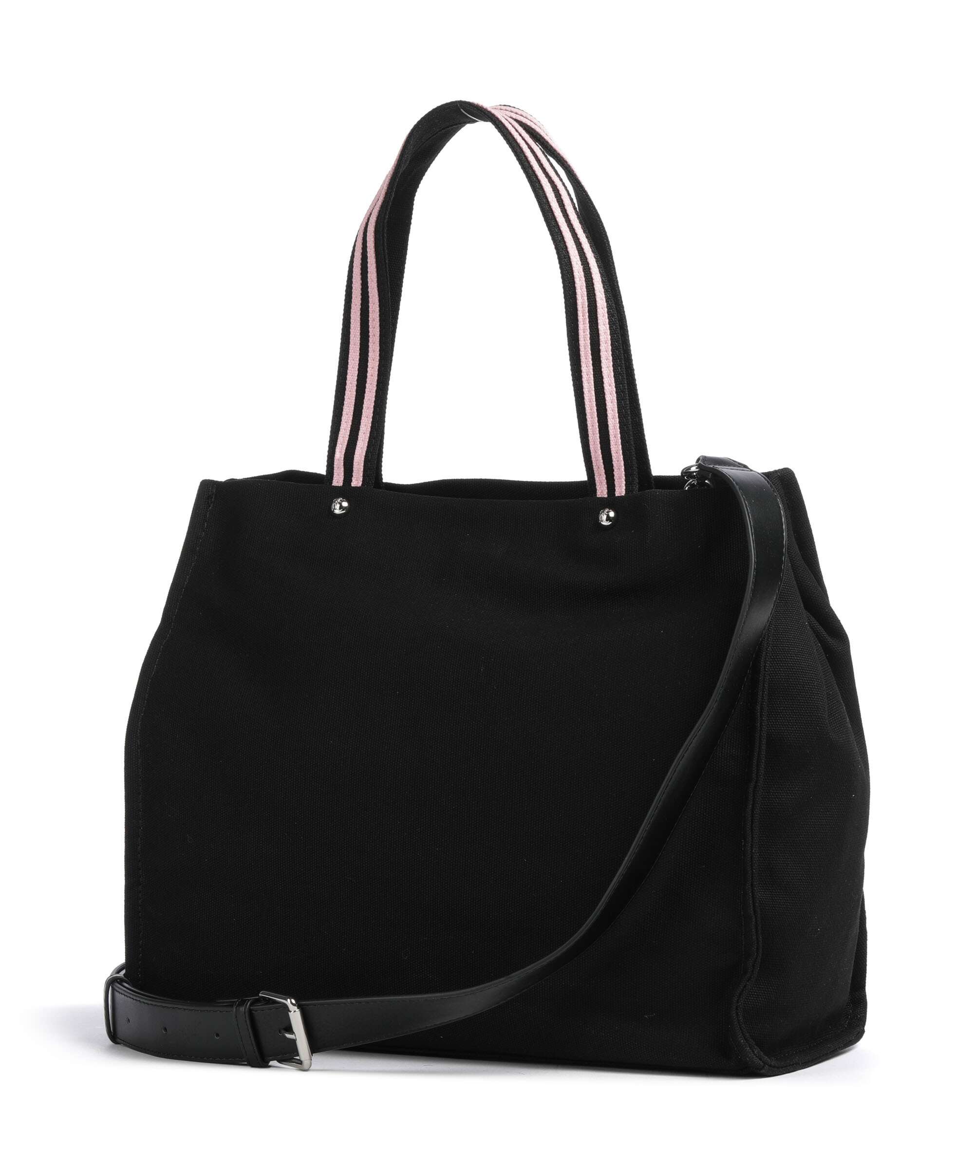 Juicy Couture Iris Patch Canvas L Tote bag black/juicy pink