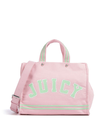 Juicy Couture Iris Patch Canvas M Borsa a mano juicy pink/summer green