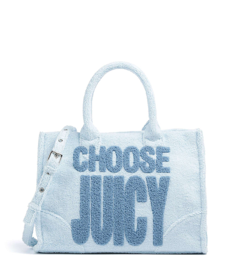 Juicy Couture Iris Toweling M Handbag light alaskan blue