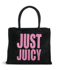 Juicy Couture Iris Patch Velvet L Tote bag black