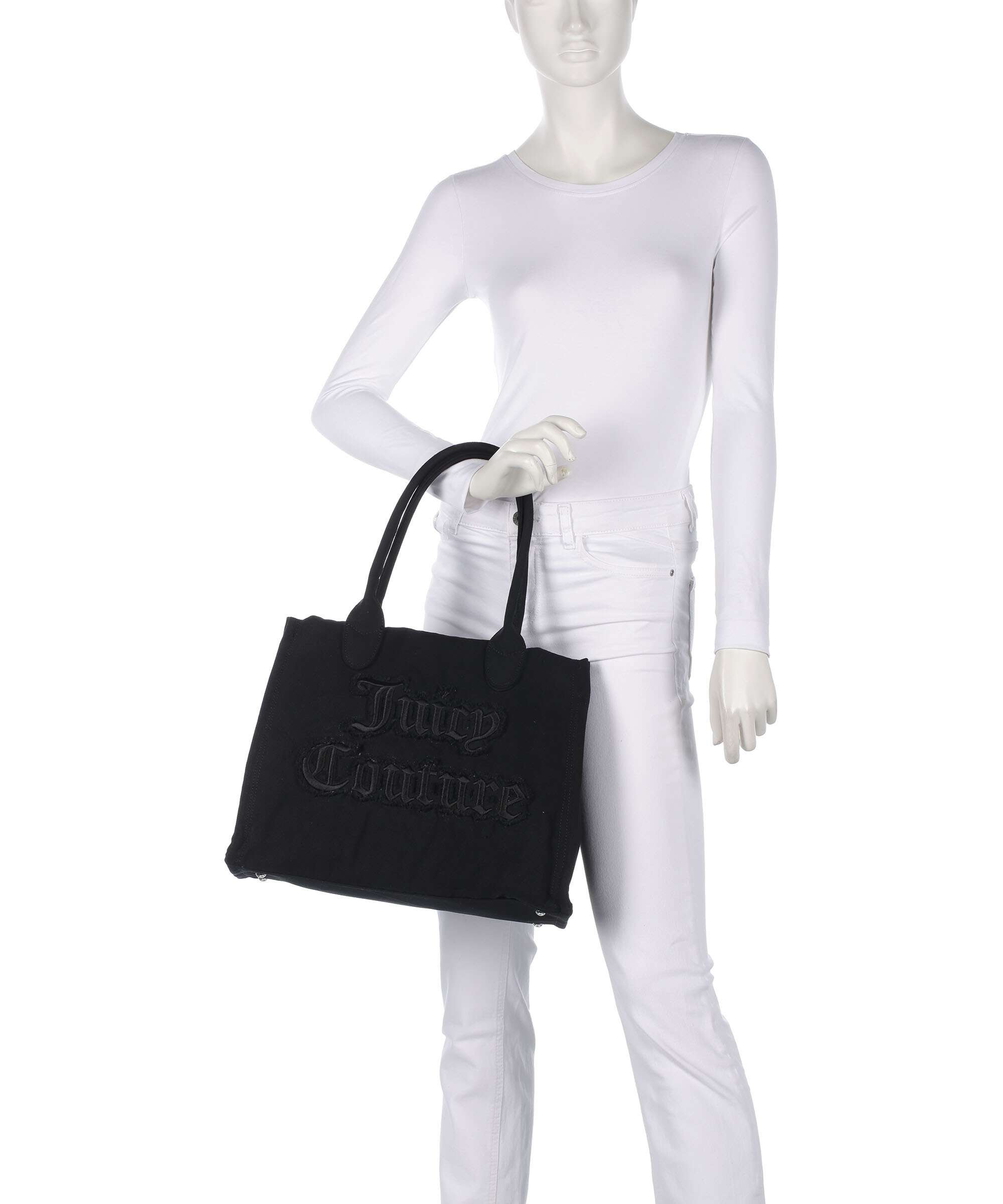 Juicy Couture Iris Distressed L Tote bag black
