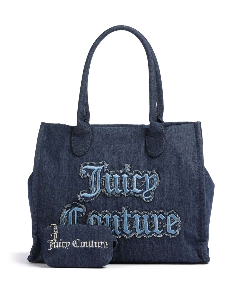 Juicy Couture Iris Distressed L Tote bag denim
