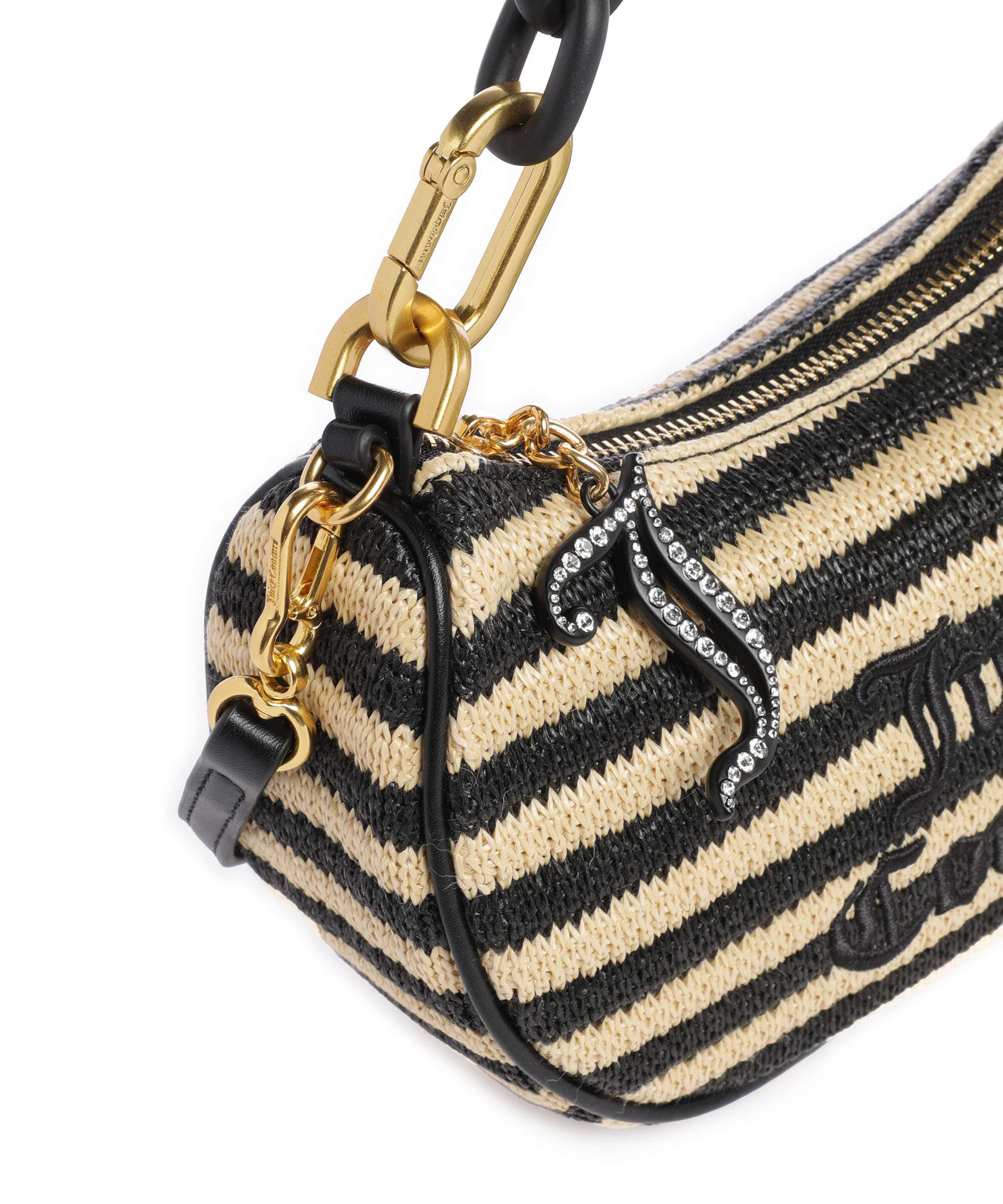 Juicy Couture Blossom Straw S Shoulder bag black/natural