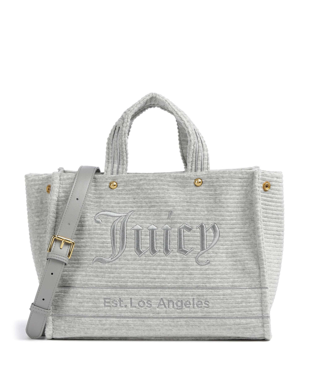 Juicy Couture Iris Velvet M Handbag silver marl
