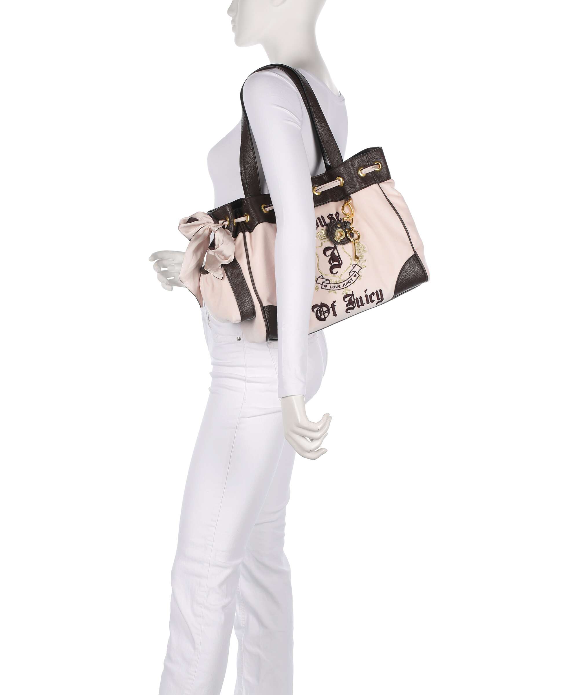 Juicy Couture Heritage L Tote bag pink champagne