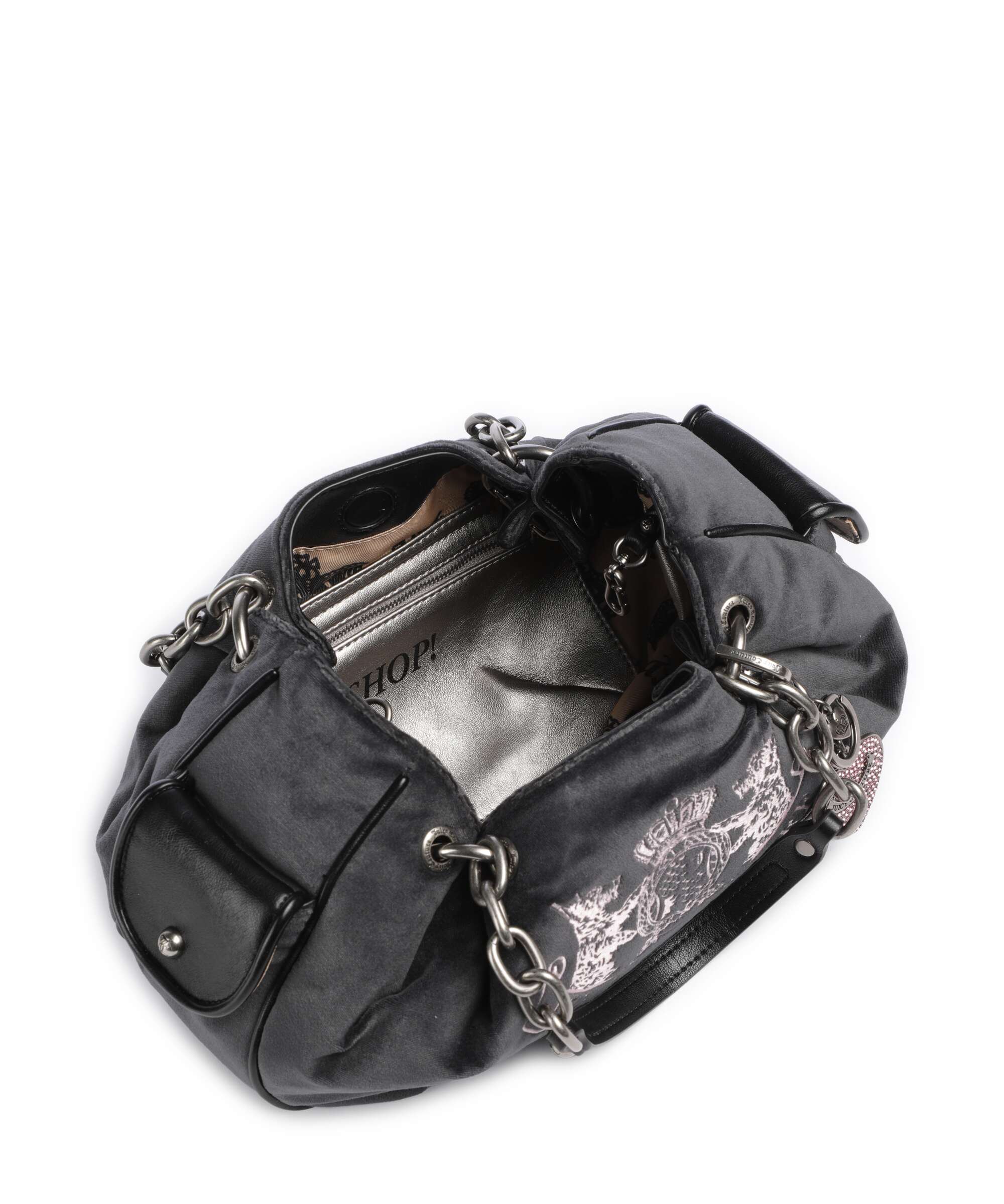 Juicy Couture Daydreamer Classic Crest M Hobo bag grey
