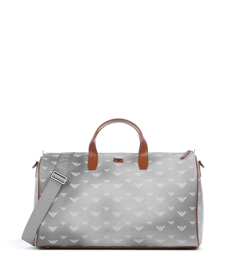 Emporio Armani Special Minorca Weekend bag grey/eagle allover