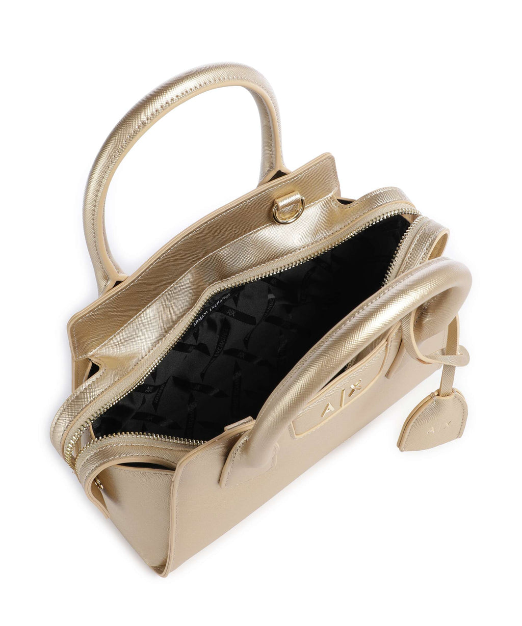 Armani Exchange Amelie S Handbag light gold