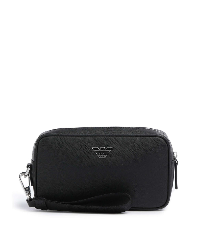Emporio Armani Business Regenerated Toiletry bag black 