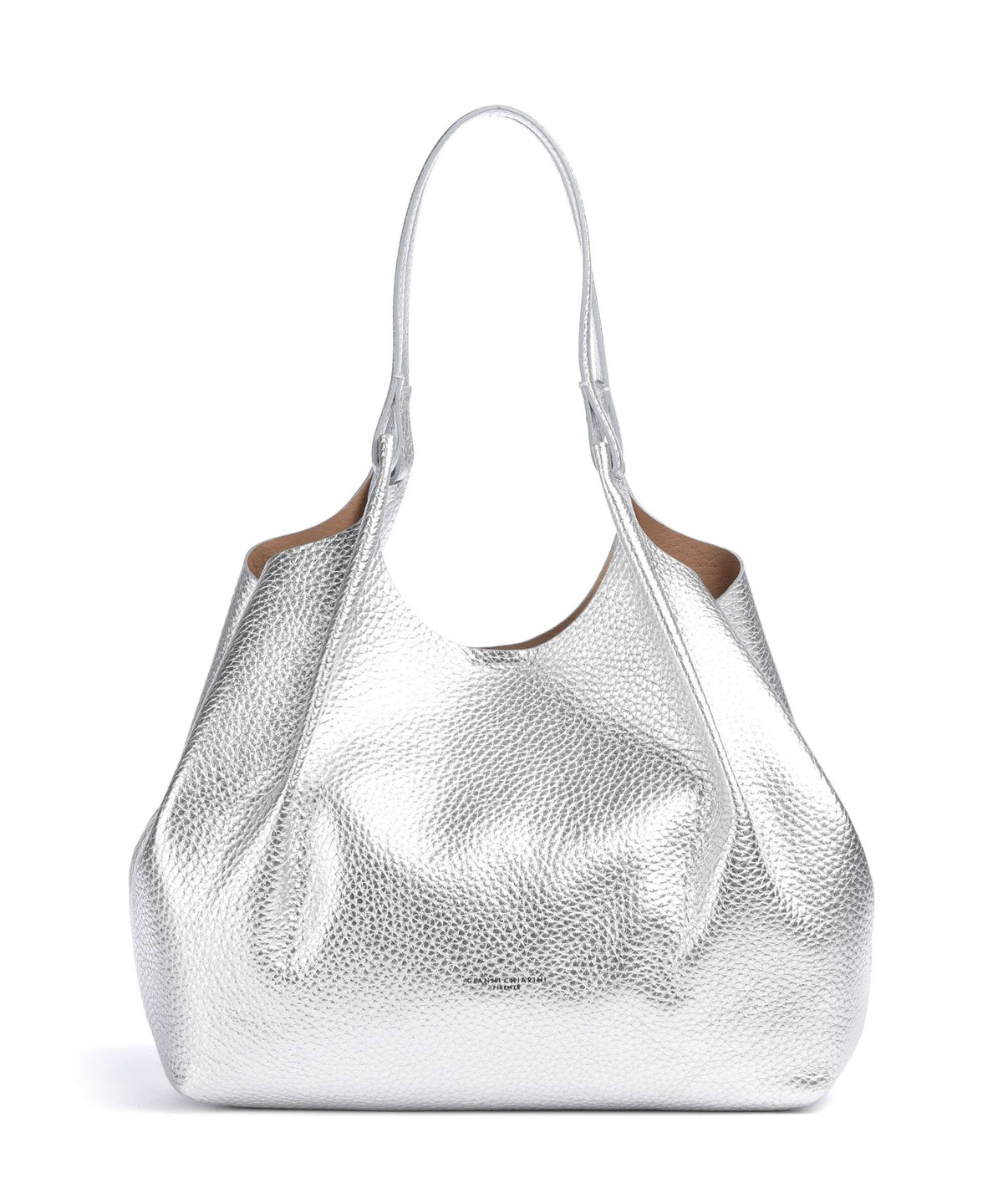 Gianni Chiarini Dua L Tote bag silver clay
